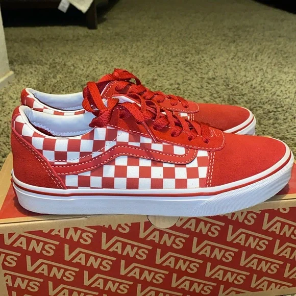 Checkered Chili Pepper Vans - Picture 1 of 8